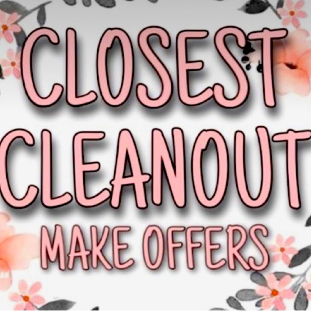 Closet clean out make offers I will accept 💗💗
